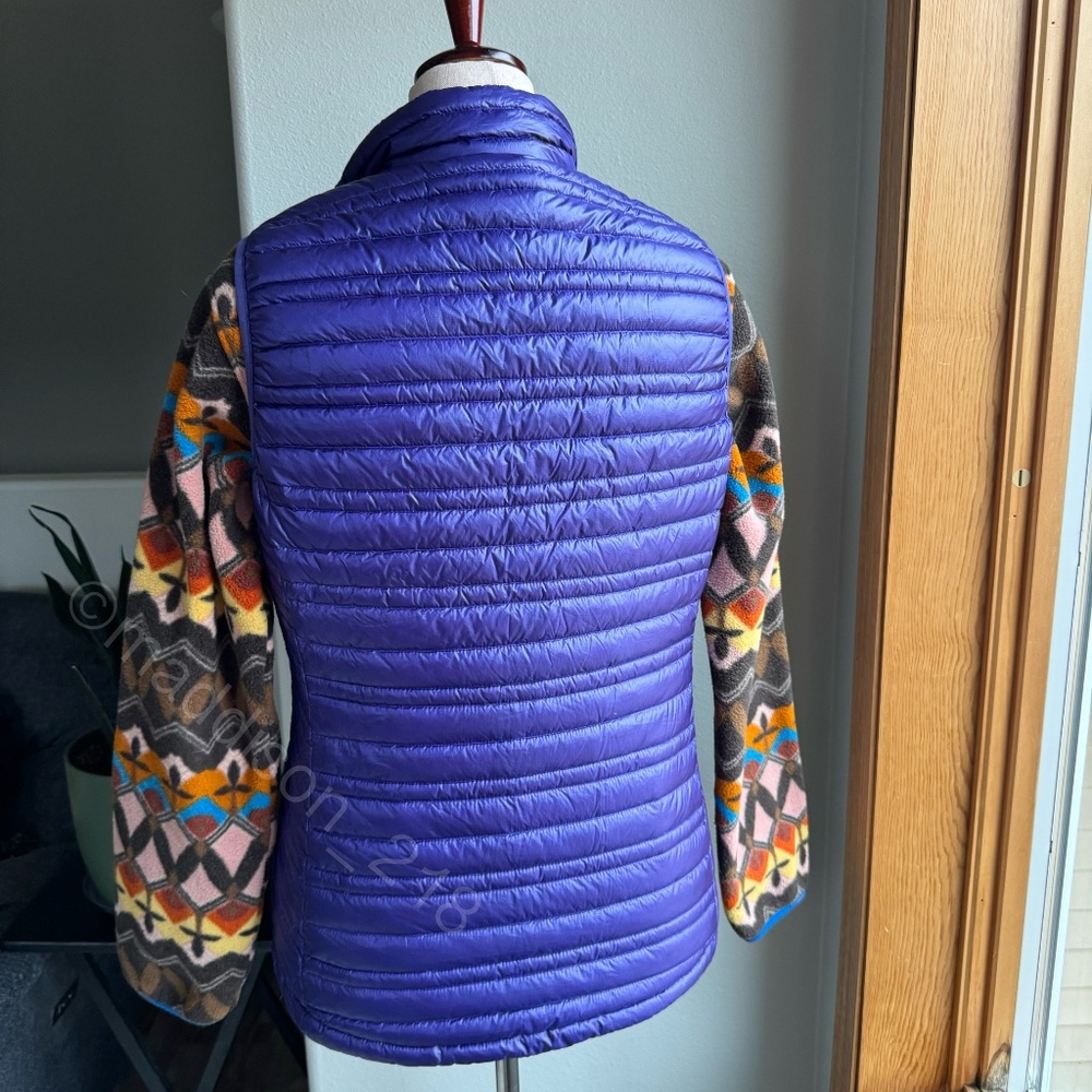 Patagonia Ultralight Down Vest Concord Purple Large 800-fill-power Goosedown L - Picture 8 of 13